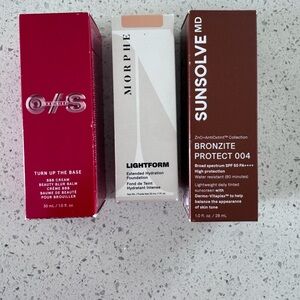 O/S Beauty Balm and Morphe Foundation Set